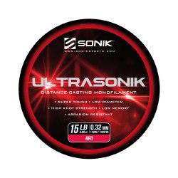 SONIK ULTRASONIK MONO RED  żyłka 15 lb 1160 m