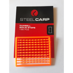 Stopery do kulek typu dumpels pomarańczowe - Steel Carp
