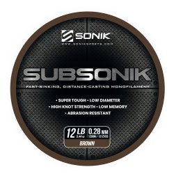 Żyłka SONIK SUBSONIK BROWN 12LB 1200M 0.28mm