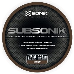 Żyłka SONIK SUBSONIK BROWN 12LB 3000M 0.28mm