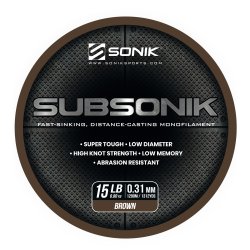 Żyłka SONIK SUBSONIK BROWN 15LB 1200M 0.31mm