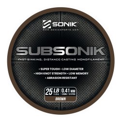 Żyłka SONIK SUBSONIK BROWN 25LB 1200M 0.41mm
