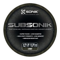 Żyłka SONIK SUBSONIK CAMO 12LB 1200M 0.28mm