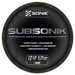 Żyłka SONIK SUBSONIK CAMO 12LB 3000M 0.28mm