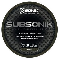Żyłka SONIK SUBSONIK CAMO 22LB 3000M 0.38mm