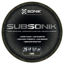 Żyłka SONIK SUBSONIK CAMO 25LB 3000M 0.41mm