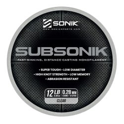 Żyłka SONIK SUBSONIK CLEAR 12LB 1200M 0.28mm