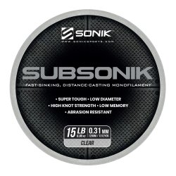 Żyłka SONIK SUBSONIK CLEAR 15LB 1200M 0.31mm