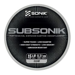 Żyłka SONIK SUBSONIK CLEAR 15LB 3000M 0.31mm