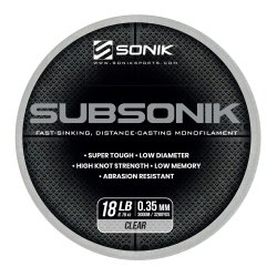 Żyłka SONIK SUBSONIK CLEAR 18LB 3000M 0.35mm