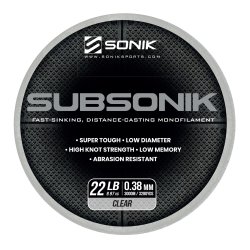Żyłka SONIK SUBSONIK CLEAR 22LB 3000M 0.38mm