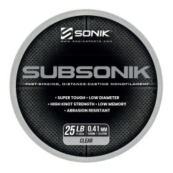 Żyłka SONIK SUBSONIK CLEAR 25LB 1200M 0.41mm