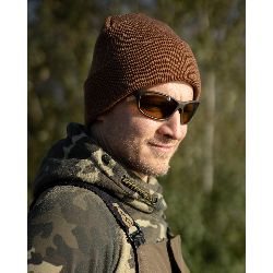 Korda  Okulary przeciwsłoneczne z matową czarną oprawką/brązowymi soczewkami MK2