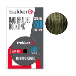 Trakker Raid Braided Hooklink (25lb)(11.3kg)(20m)