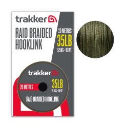 Trakker Raid Braided Hooklink (35lb)(15.9kg)(20m)