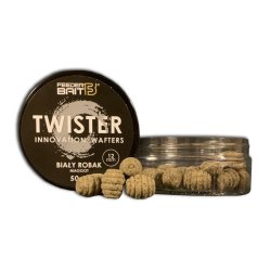 Twister Feeder Baits Biały Robak 12mm 50ml