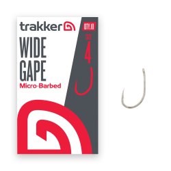 Trakker Wide Gape Hooks (Micro Barbed) - Size 4